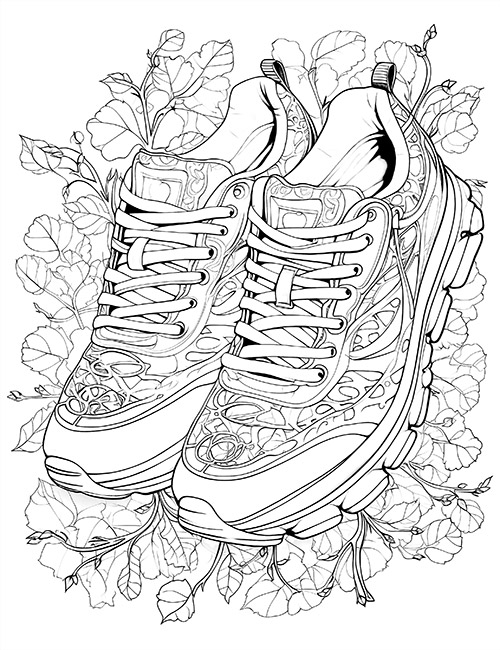 Fancy Shoes: Adult Coloring Book thumbnail